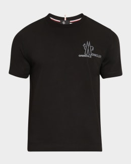Moncler Grenoble Men's Script T Shirt | Neiman Marcus