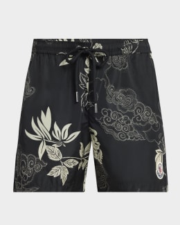 Moncler Men's Classic Side-Stripe Swim Shorts | Neiman Marcus Moncler Men's Classic Side-Stripe Swim Shorts | Neiman Marcus