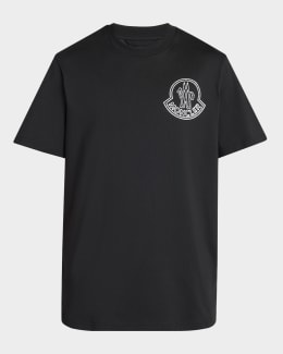 Moncler Men's Logo-Neck T-Shirt | Neiman Marcus