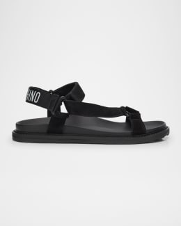 サンダル MONCLER Men Sandals 4C0002001A49 998 BLUE Moncler Lilo Quilted Slides | Blue | FARFETCH