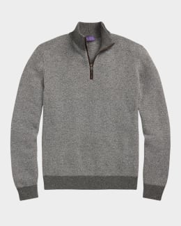 Ralph Lauren Purple Label Cashmere Cable-Knit Crewneck