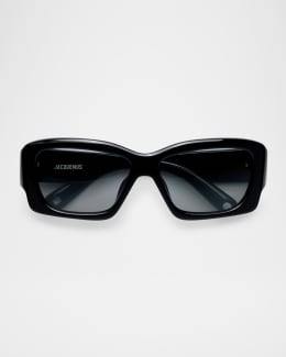 JACQUEMUS Les lunettes Baci Dフレームコントラストサングラス JACQUEMUS Les lunettes Baci Dフレームコントラストサングラス
