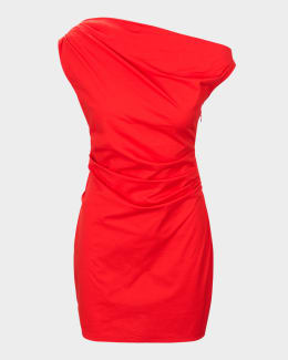 Reiss Jasmine Abstract-Print Jersey Mini Dress | Neiman Marcus