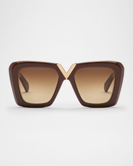 Valentino Garavani V-Soul Acetate Butterfly Sunglasses