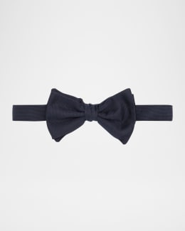 Stefano Ricci Self-Tie Satin Bow Tie | Neiman Marcus