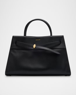 Golden Goose 24/7 North-South Distressed Leather Shoulder