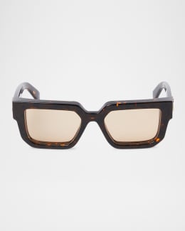 Off-White Men's Laurel Acetate Rectangle Sunglasses | Neiman