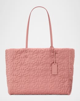 tilly small quilted fabric tote bag | Neiman Marcus