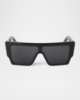 【送料&関税込】Off-White Chandler Sunglasses - Unisex Off-White Chandler Logo Rectangle Sunglasses | Neiman Marcus