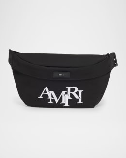 Amiri Men's Arts District Twill Bumbag | Neiman Marcus