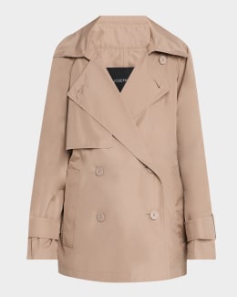 FRAME Short Trench Jacket | Neiman Marcus