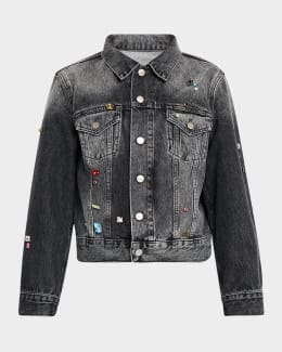 ジャケット・アウター marc jacobs daisy track jacket Marc Jacobs Daisy Sequined Denim Crop Jacket - Bergdorf Goodman