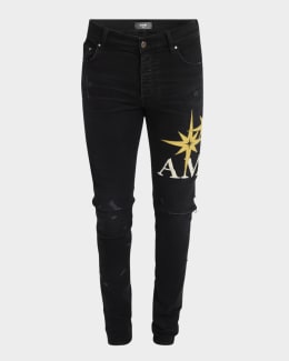 Amiri Men's MX1 Ultra Suede Skinny Jeans | Neiman Marcus