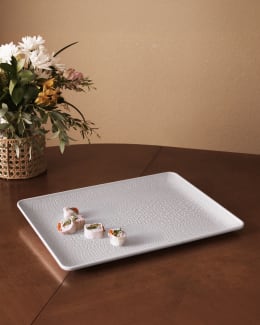Beatriz Ball Nube Long Rectangle Tray White