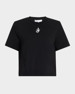 Dolce&Gabbana Crystal Logo T-Shirt | Neiman Marcus