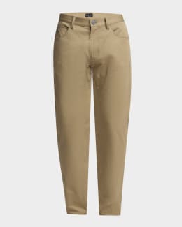 パンツ giorgio armani silk slacks beige (46) Giorgio Armani Men's Cotton-Silk Stretch Pants | Neiman Marcus