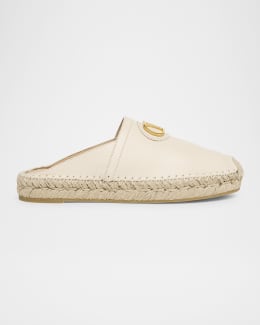 Saint Laurent Cotton YSL Slip-On Espadrilles | Neiman Marcus