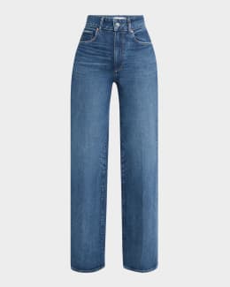 Ganni Broderie Anglaise Carpenter Jeans | Neiman Marcus