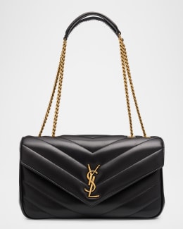 Saint Laurent Ziptop Mini Shoulder Bag in Quilted Smooth
