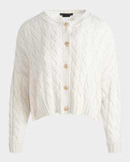 Alice + Olivia Ruthy Mushroom Cardigan | Neiman Marcus