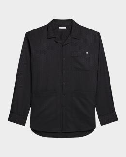 Helmut Lang Men's Double-Layer Waffle Sleeve T-Shirt | Neiman Marcus
