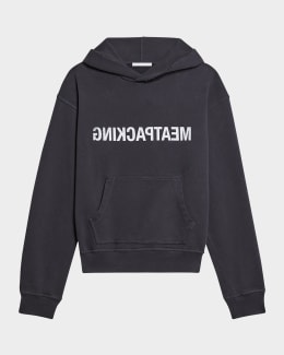 Helmut Lang Men's Brooklyn Postcard Hoodie | Neiman Marcus