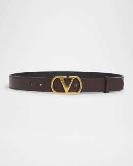 VALENTINO正規品/送料/関税込み V ロゴ Reversible Belt Valentino Garavani V-Logo Signature Reversible Leather