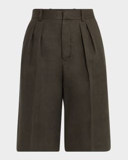 パンツ GIORGIO ARMANI Women Shorts  Burmudas GW000168 TE10071 001 Giorgio Armani Techno Cady Bermuda Shorts | Neiman Marcus
