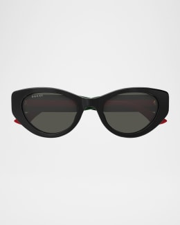 サングラス Gucci Two-Tone Acetate And l Sunglasses Gucci Two-Tone Acetate Cat-Eye Sunglasses | Neiman Marcus