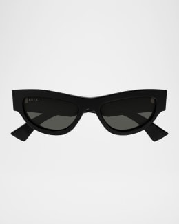 Gucci GG1824S Wrap Around Sunglasses | Neiman Marcus