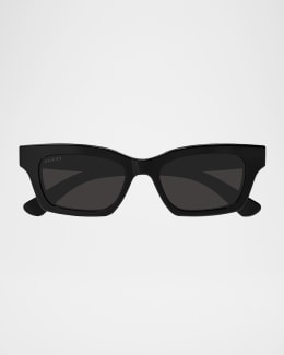 Saint Laurent Cat-Eye Acetate Sunglasses | Neiman Marcus