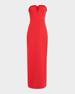 open lace back dress Aidan Mattox MN1E207351