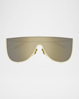 ALAIA AA0087S Shield Acetate Sunglasses | Neiman Marcus