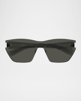 Saint Laurent Vintage Logo 61mm Acetate Square Sunglasses | Neiman