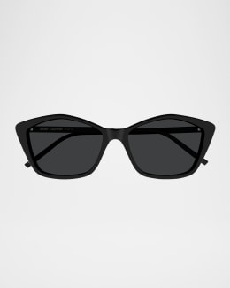 Saint Laurent 52mm Acetate Cat-Eye Sunglasses | Neiman Marcus