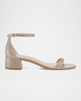 サンダル・ミュール STUART WEITZMAN 'Nude Loveknot' sandals Yellow SD855 The Nudist Collection | Stuart Weitzman