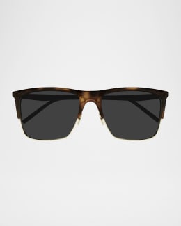 Saint Laurent Men's SL 789 Jacquesm Acetate Rectangle Sunglasses