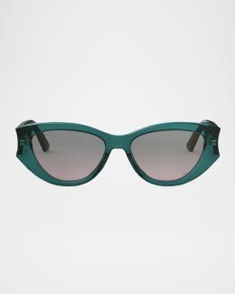 Como Twisted Acetate Oval Sunglasses Aureum Collective Como Twisted Acetate Oval Sunglasses  main image 2