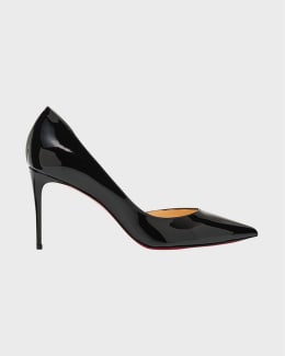 Christian Louboutin 80mm Miss Z Patent Pumps | Neiman Marcus