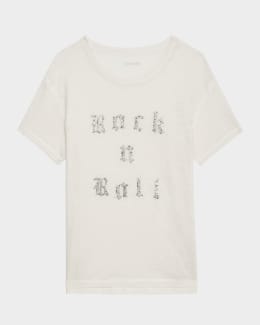 Zadig & Voltaire Marta Embellished Heart T-Shirt | Neiman Marcus