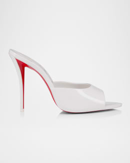 Christian Louboutin Miss Z Mirror Red Sole Mule Sandals Christian Louboutin Miss Z Mirror Red Sole Mule Sandals