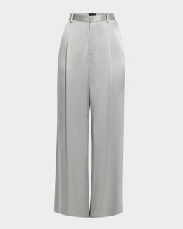 THE ROW Sharka Cashmere Straight-Leg Carpenter Pants