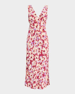 Sea Vesna Embroidered Slip Dress | Neiman Marcus