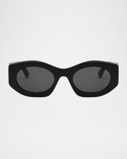 BVLGARI Serpenti Forever 52mm Oval Sunglasses | Neiman Marcus display picture 1