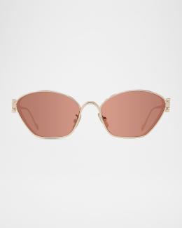 Loewe Signature Acetate & Metal Cat-Eye Sunglasses | Neiman  display picture 3