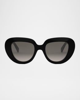 送料込/関税込■LOEWE■Anagram スクエアグラス Loewe Anagram Acetate Square Sunglasses | Neiman Marcus