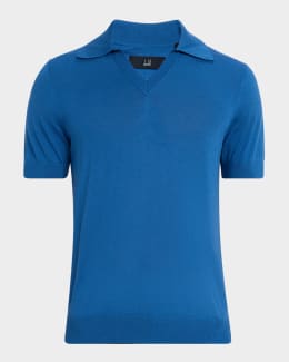 TOM FORD Men's Cotton Terry Polo Shirt | Neiman Marcus