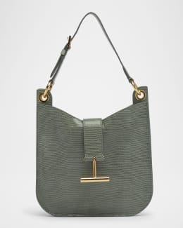 TOM FORD Alix Hobo Small in Grained Leather | Neiman Marcus
