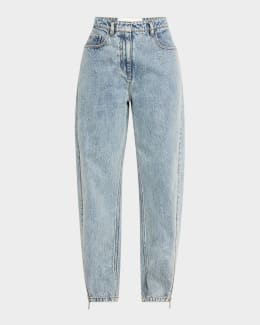 Ganni Broderie Anglaise Carpenter Jeans | Neiman Marcus
