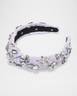 Lele Sadoughi Kids Beauty & the Beast Inspired Crystal Rose Knotted Headband Lele Sadoughi x Barbie: Why This Headband Is Worth It  main image 2